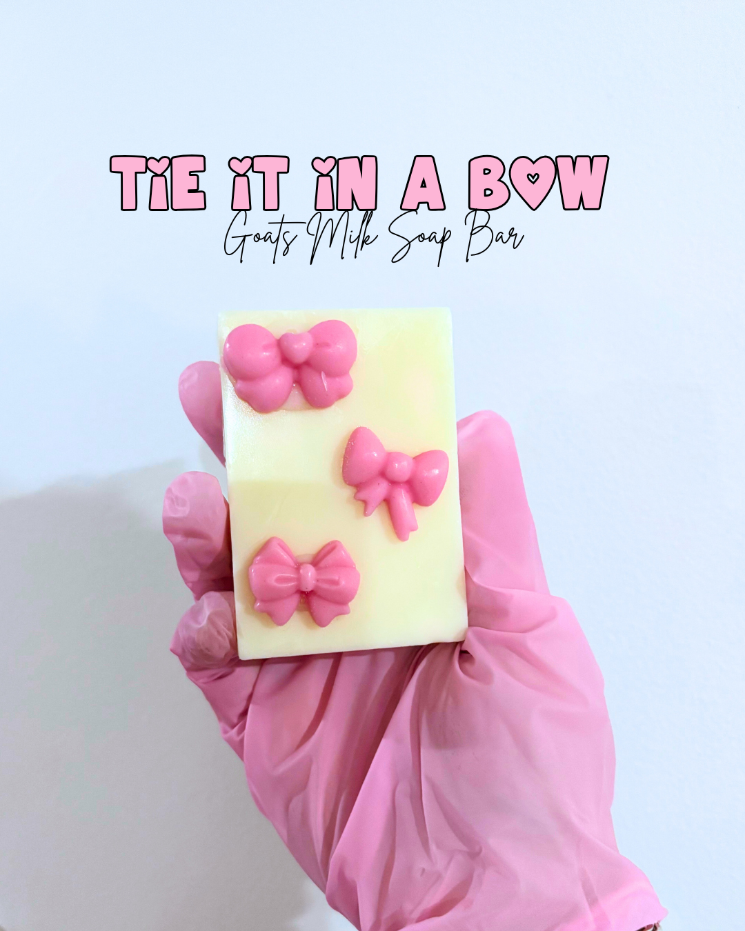 Tie It In A Bow Goats Milk Soap Bar - Lychee & Guava