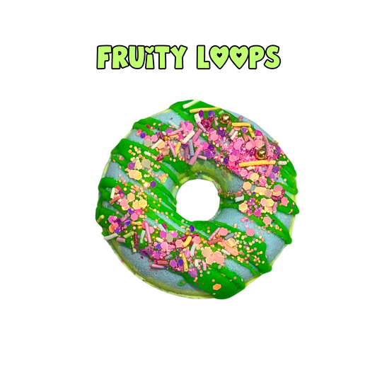 Fruity Loops Donut Bath Bomb