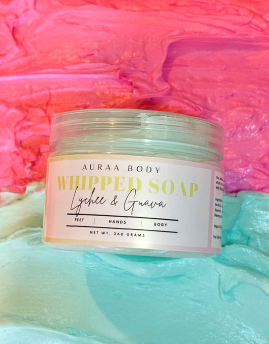 Lychee & Guava Whipped Soap